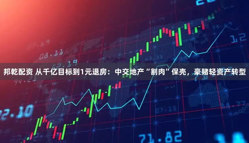 邦乾配资 从千亿目标到1元退房：中交地产“割肉”保壳，豪赌轻资产转型